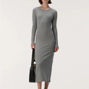 Long Grey Cos Dress